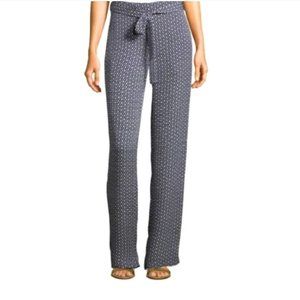 THEORY Brilda Geo Print 100% SILK Pant Size 4